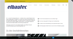 Desktop Screenshot of elbautec.de