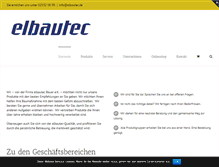 Tablet Screenshot of elbautec.de